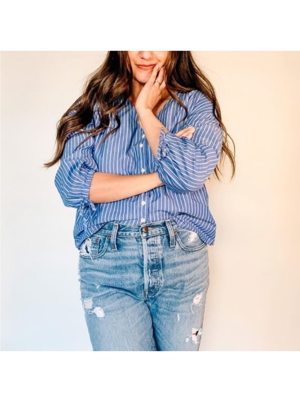 Madewell morning view blouse - Picture 2 of 3